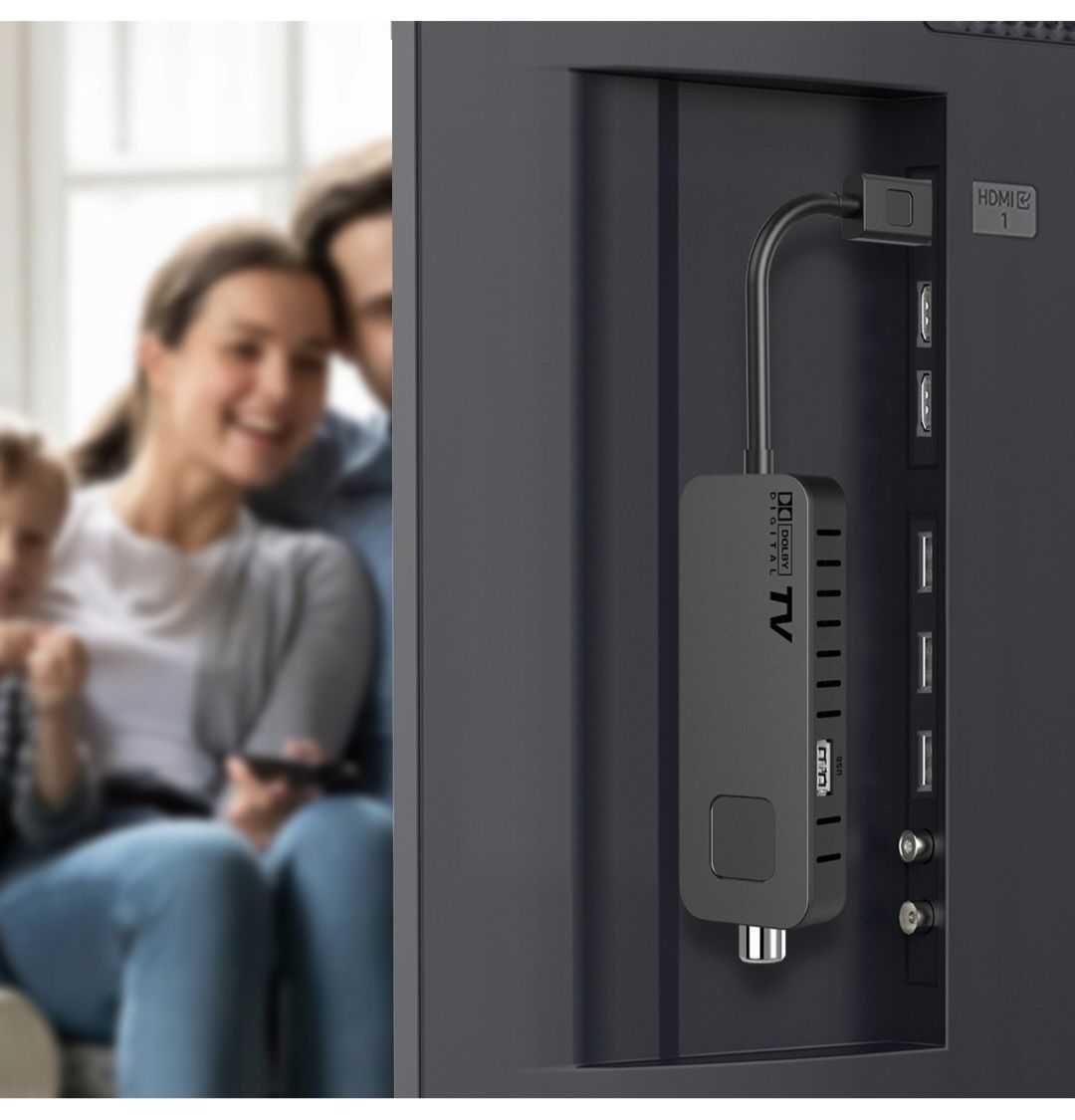 Tuner dekoder dvbt2 hevc mini stick tv