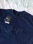Koszulka Hugo Boss, t-shirt Hugo Boss regular fit, granatowy XXL