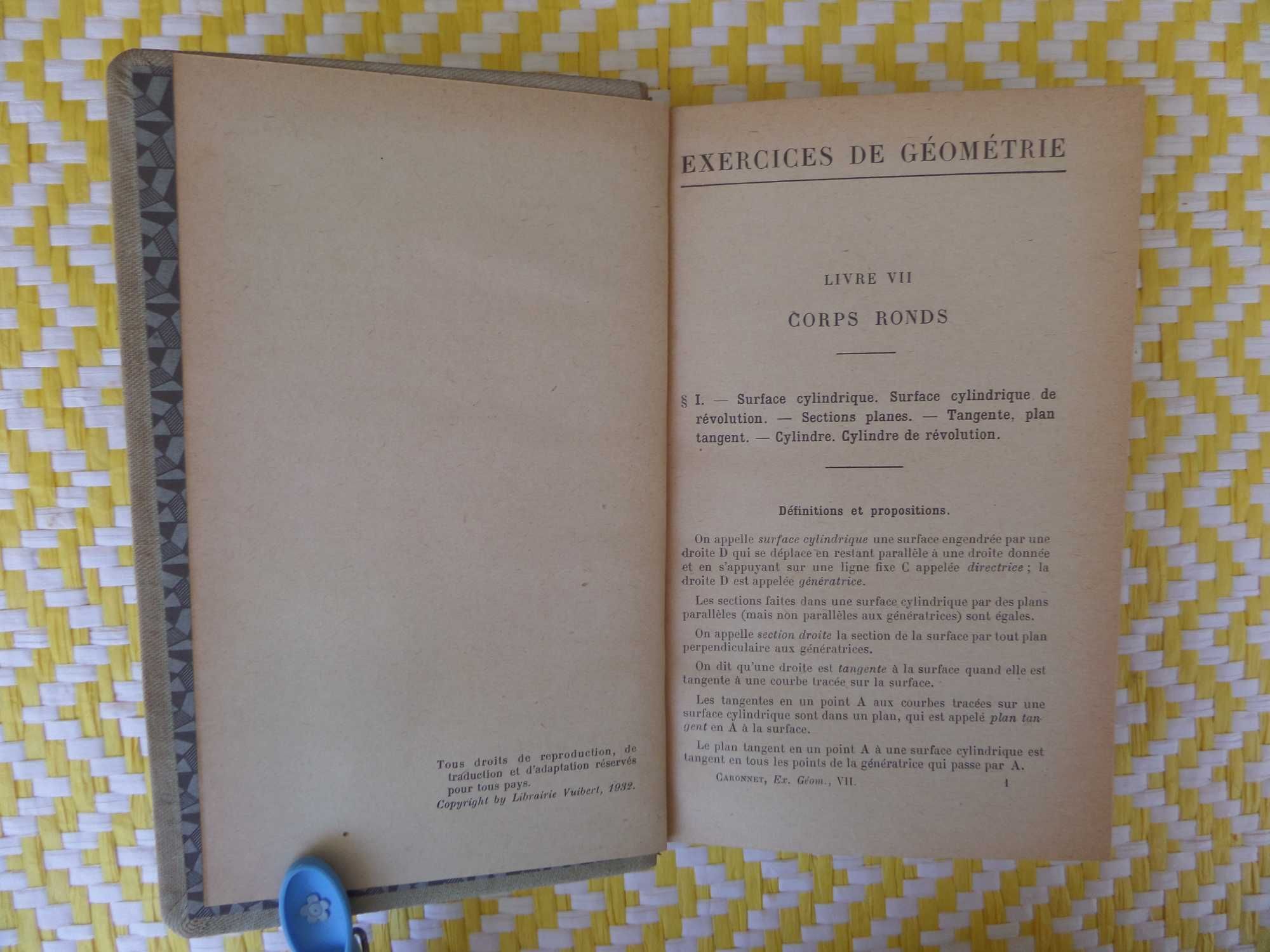 EXERCIDES DE GEOMÉTRIE
(Septiéme Livre)
Par Th. Caronnet