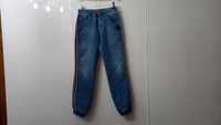 р. 134 см KIDS Jeans на 8 9 лет синие джинсы с лампасами Турция