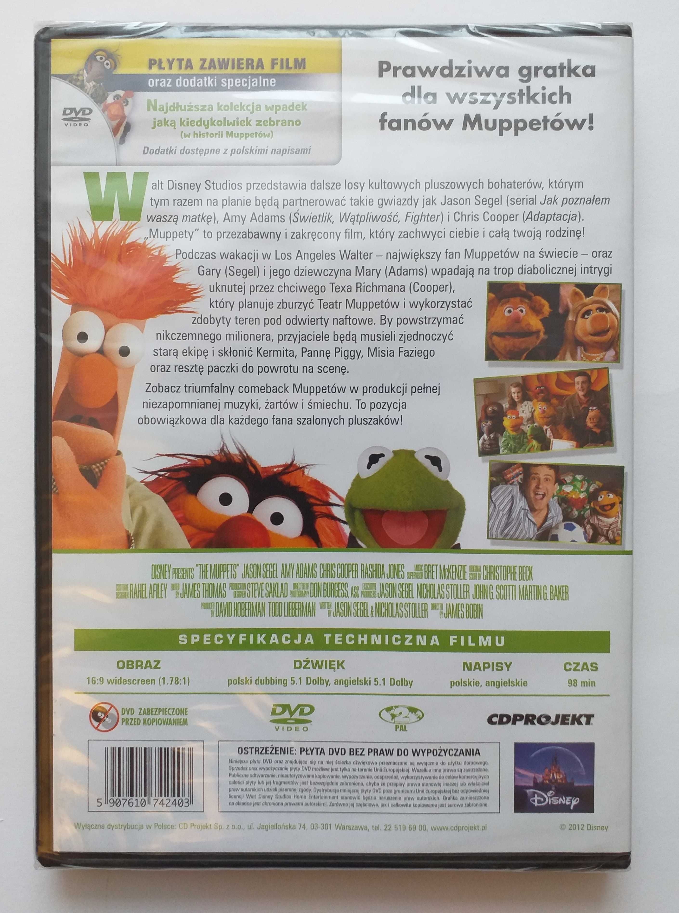 DVD: Muppety Disney (2011) - komedia familijna
