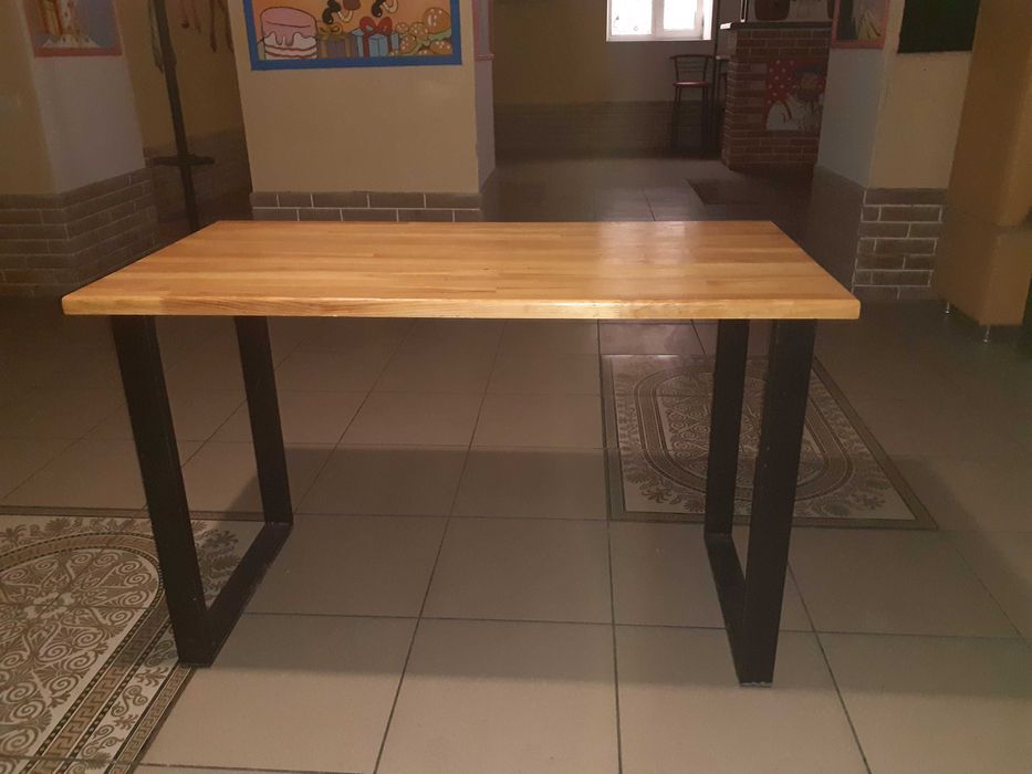 Дерев'яний стіл в стилі LOFT 120x60 (стол лофт)