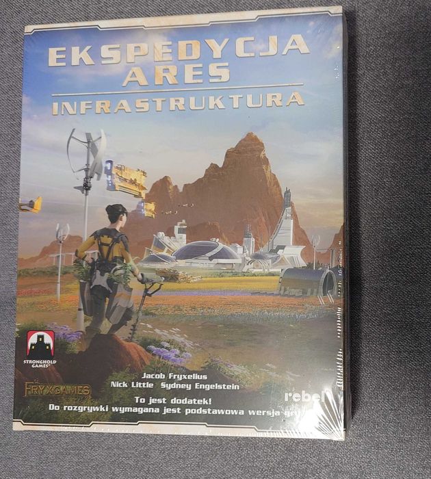 Ekspedycja Ares - Infrastruktura gra planszowa nowa - folia