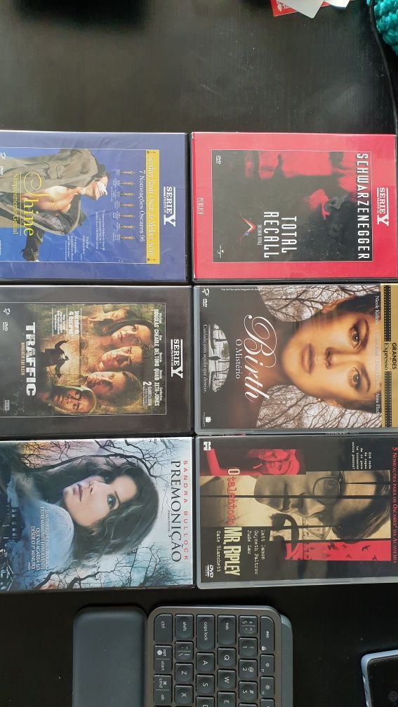 Vários DVDs e Blue Rays originais