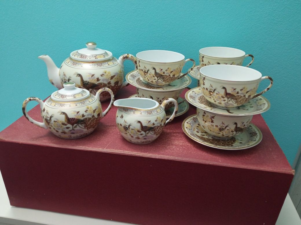 Verona Porcelana w pawie zestaw