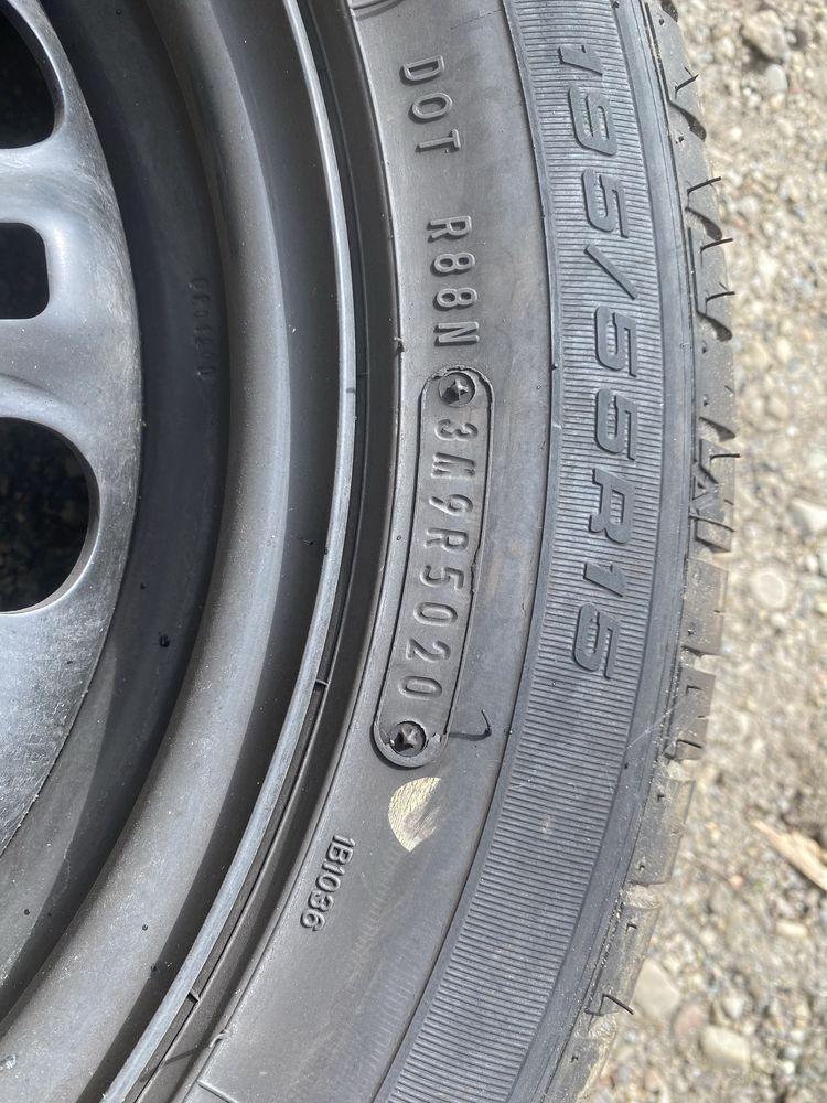 Диски з ризиною 195/55 R15 літня 5/100