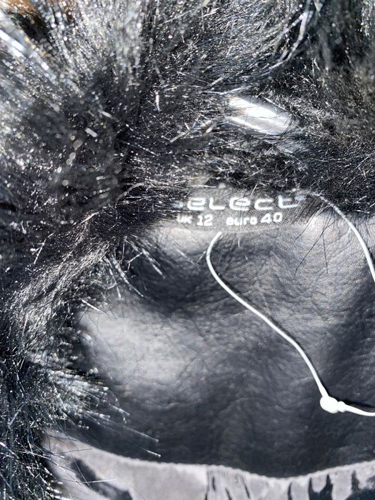 Nowa kurtka z eko skory z kozuszkien