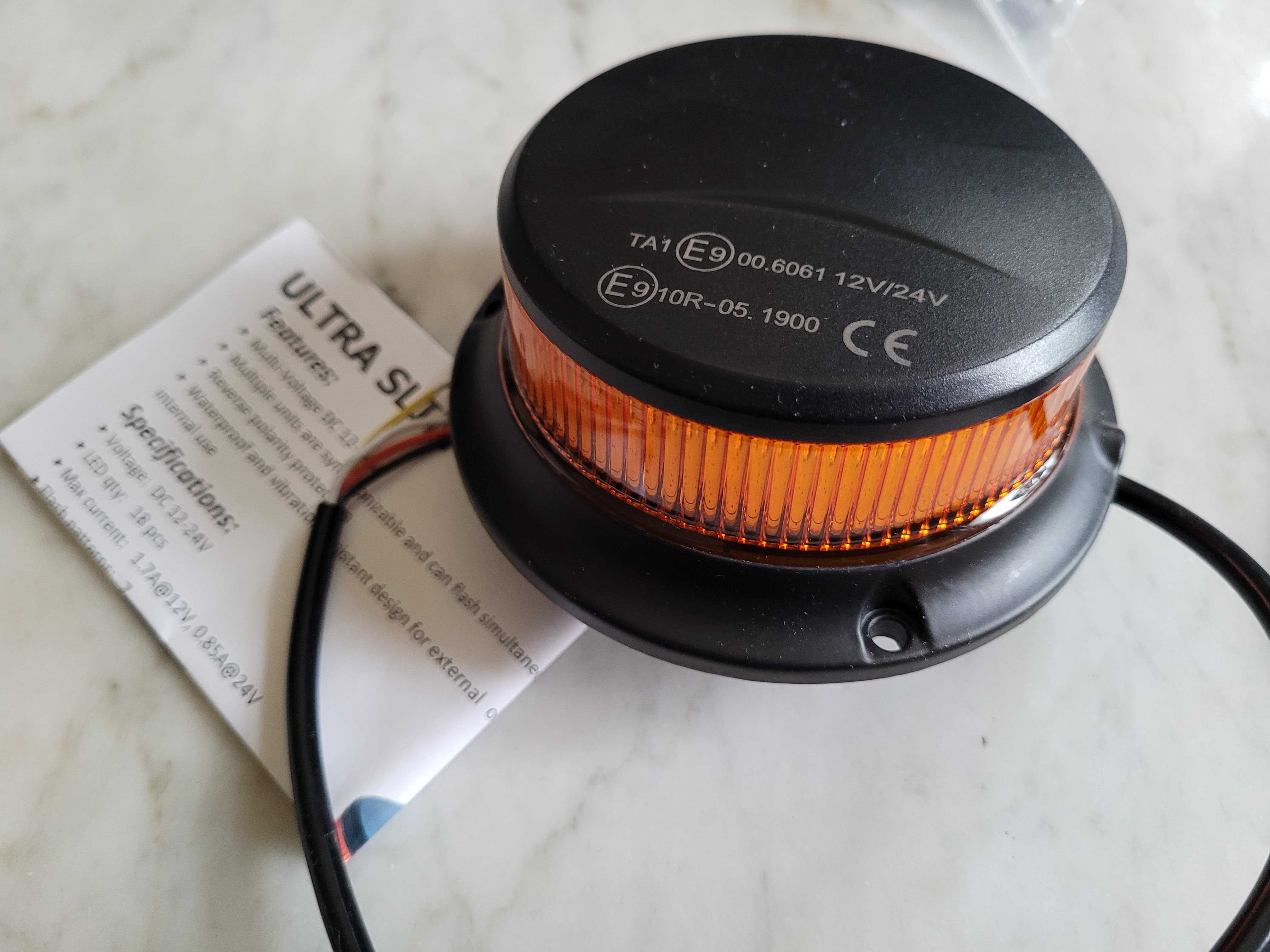 Lampa ostrzegawcza, sygnalizacyjna, kogut, wersja SLIM