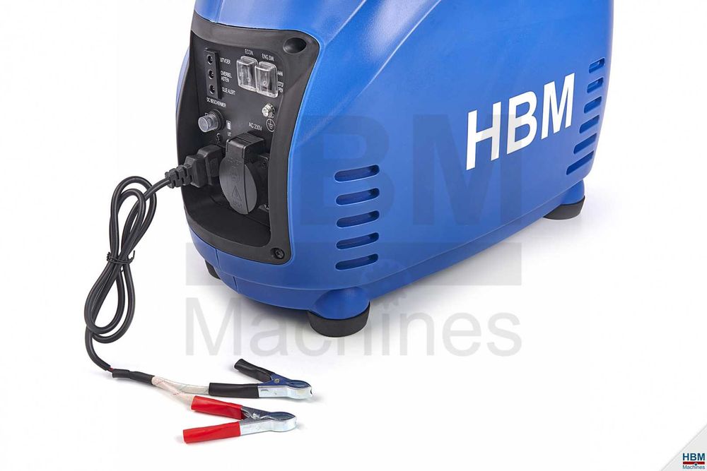 Інверторний генератор HBM 1500 Вт з бензиновим двигуном 72 см3