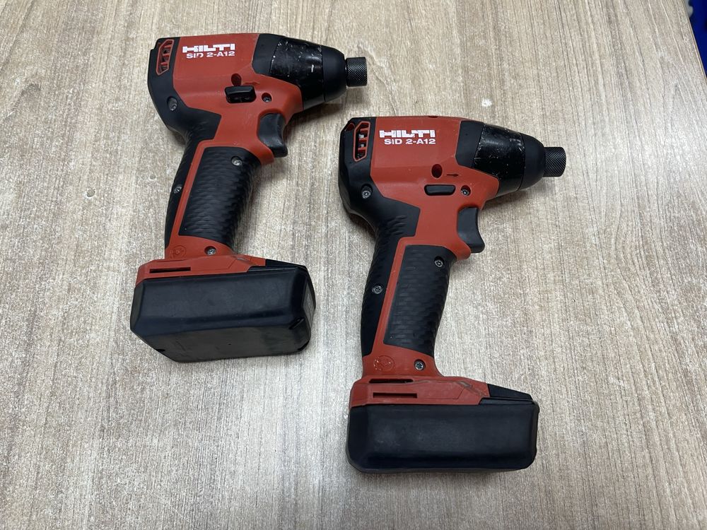 Hilti SID 2-A12 + B12 2.6Ah / безщіткові імпакти Хілті 12V