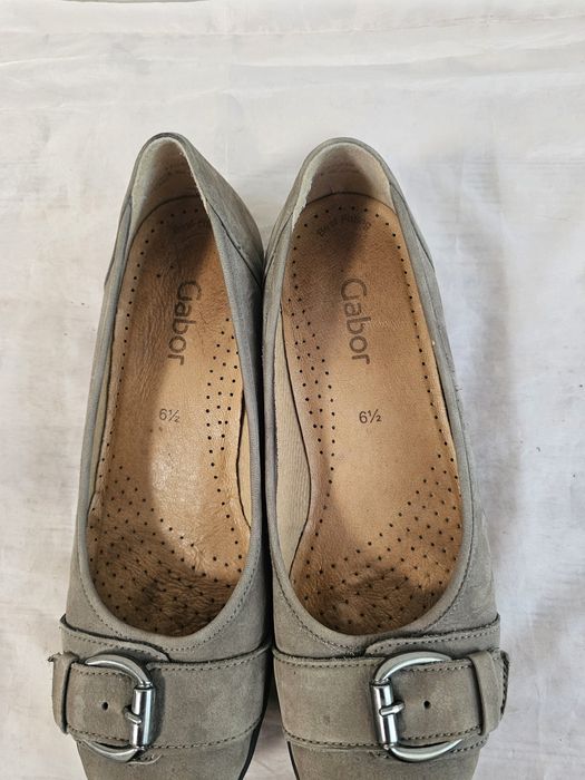 Baleriny skórzane Gabor UK 6,5 rozmiar 40,5 wkładka 26,5 cm