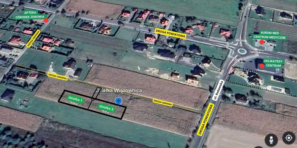 Działka Wiązownica ul. Radawska - równy grunt