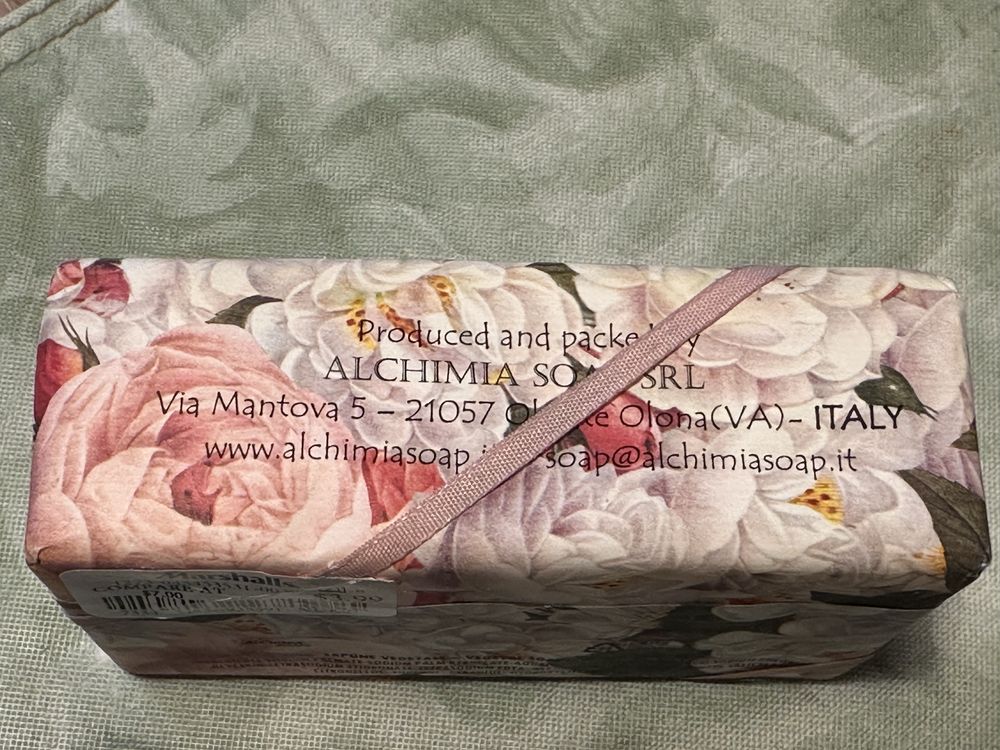 Alchimia Soap Rose Italy mydło zapachowe róża 300 g