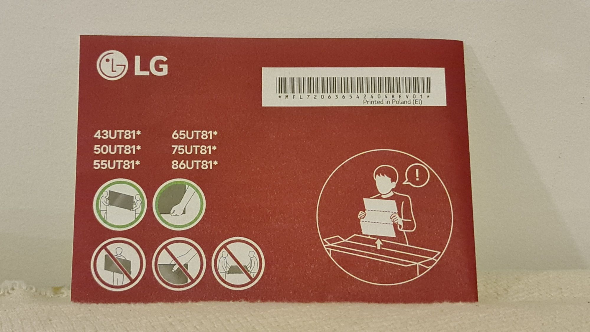 Vendo suporte para tv LG. Estado novo.