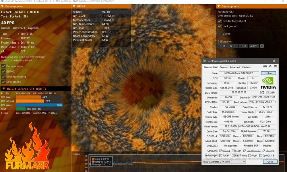 Компьютер Fx8350+1050ti+16gb ram ddr3