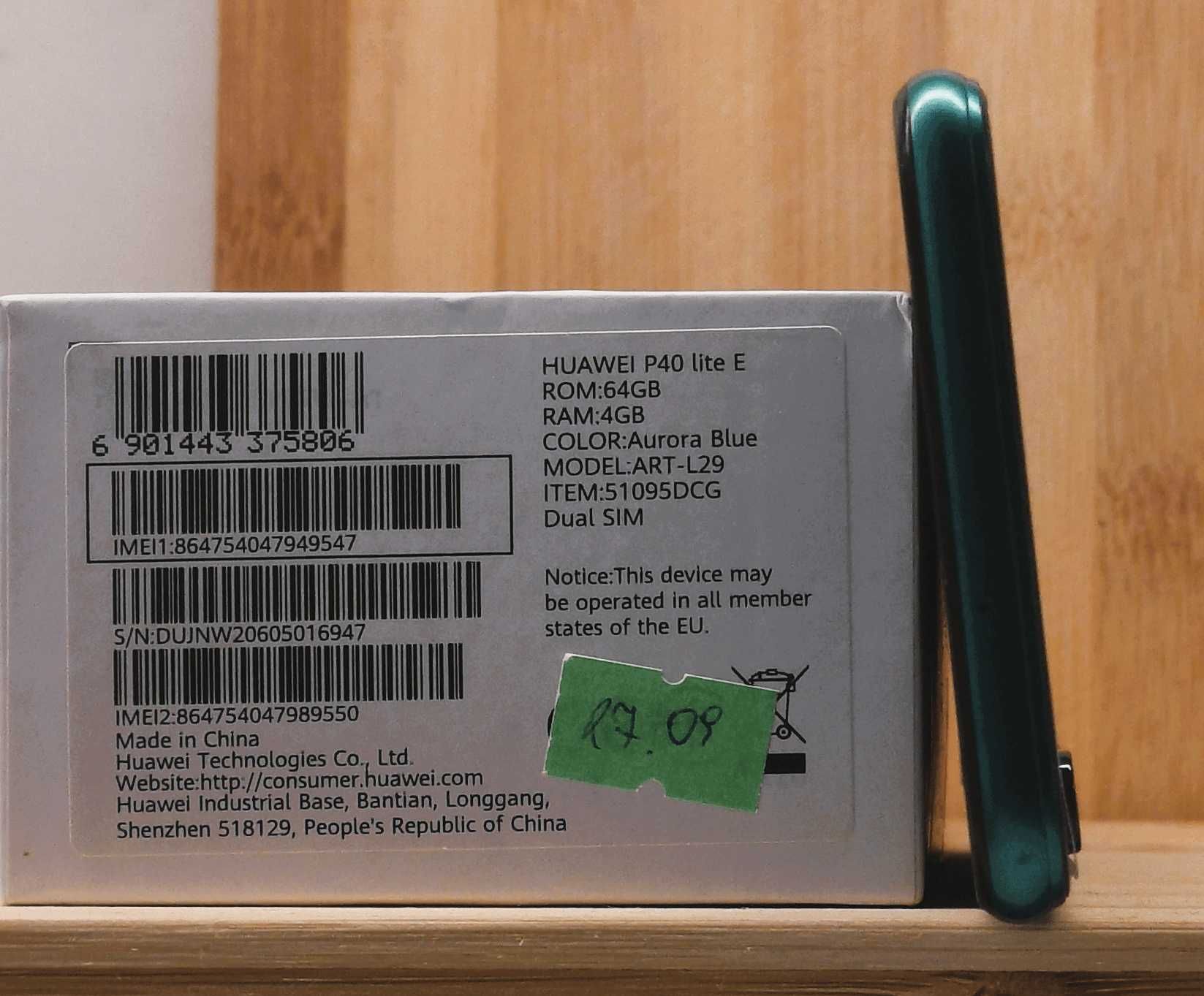 HUAWEI P40 LITE E 4/64GB Aurora Blue z google