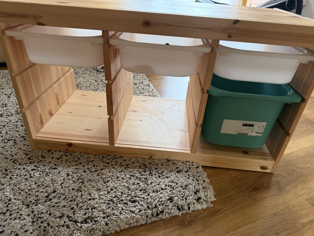 Teofast regal ikea z 6 wkladami stan idealny
