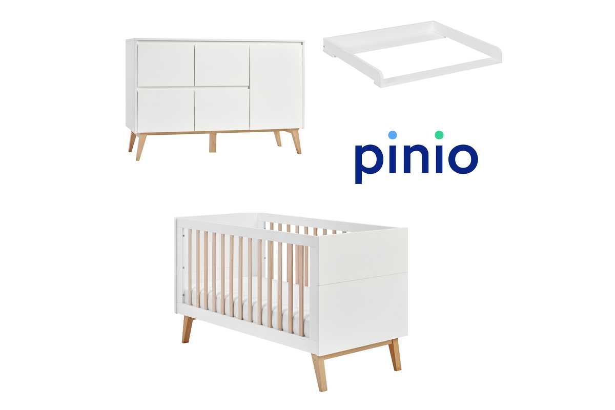 Pinio Swing zestaw 3 elem. z łóżeczkiem 140x70