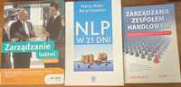 Zestaw książek NLP, zarządzanie ludzmi, zespołem handlowym