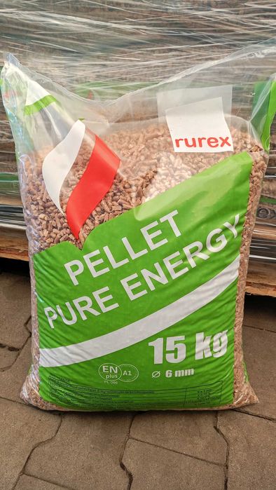 Pellet drzewny polski RUREX certyfikat A1 czysta trocina z dowozem HDS