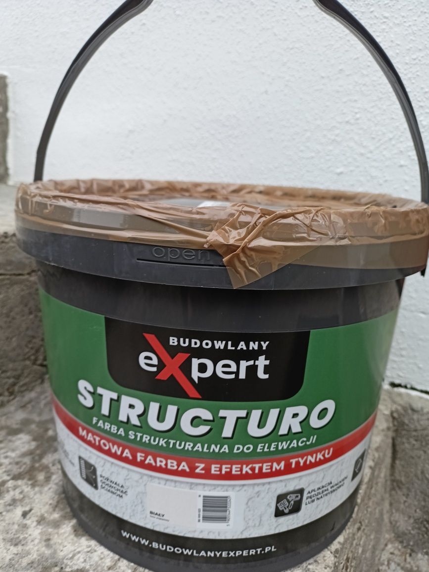 Farba elewacyjna strukturalna z efektem tynku