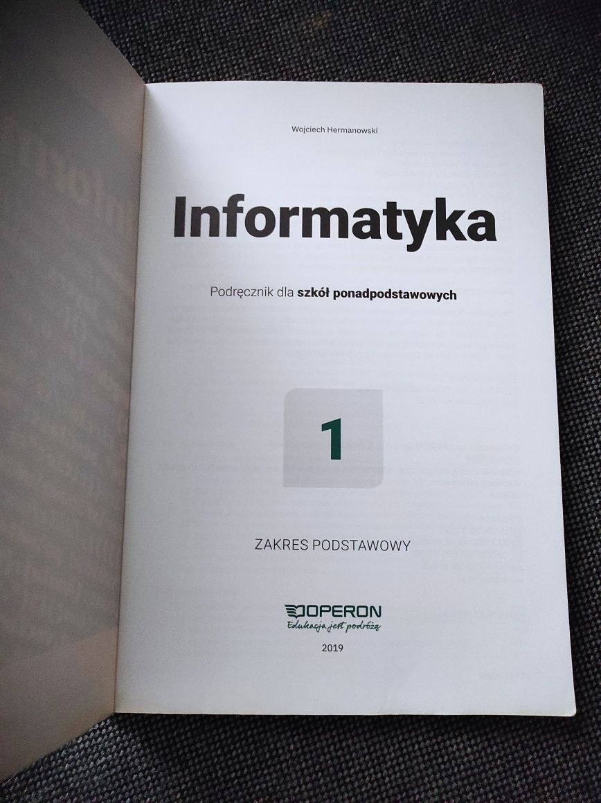 Książka do informatyki