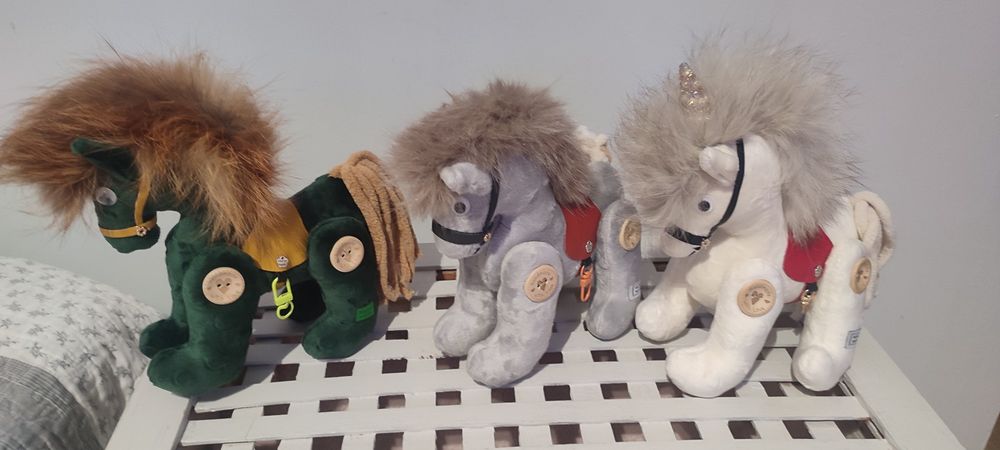 Konik handmade maskotka jasnobrązowy