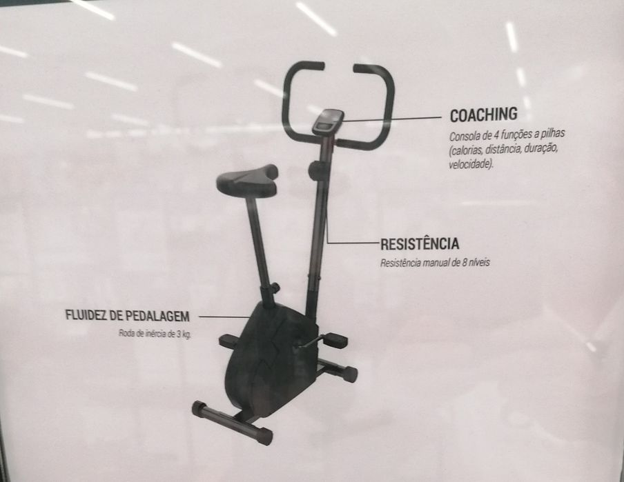 Bicicleta fixa decatlon 03 essencial