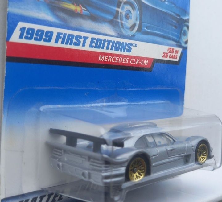 Hot wheels mercedes clk-lm saiu no ano 1998