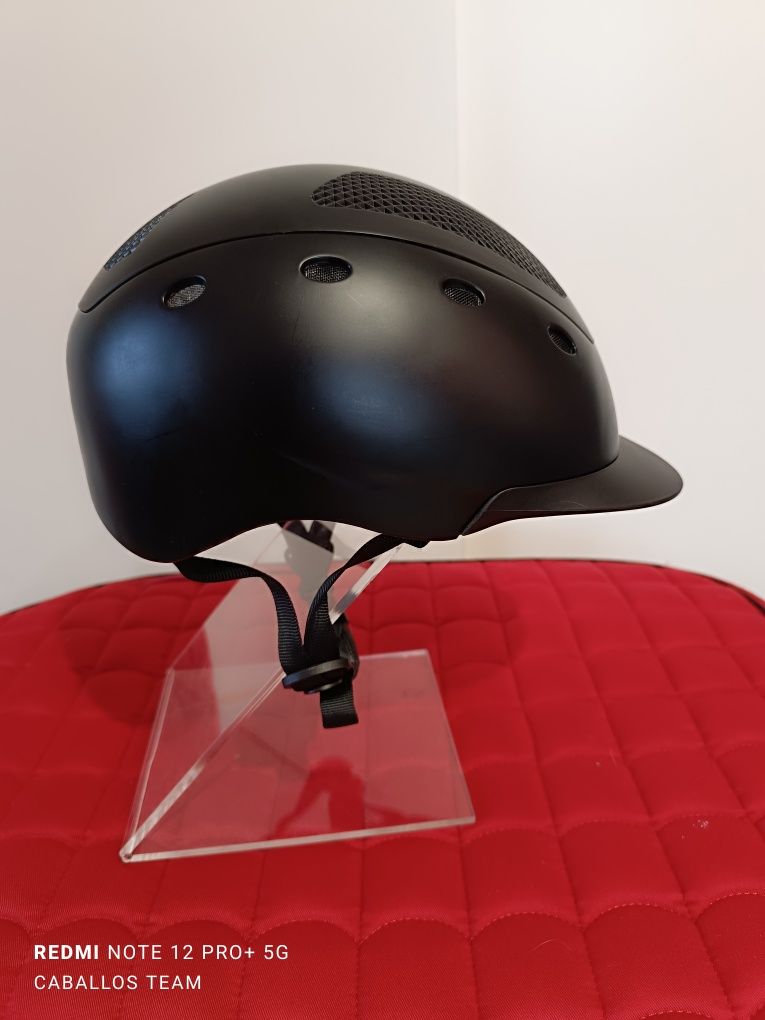 53;54;55 Kask jeździecki KnightsBridge czarny