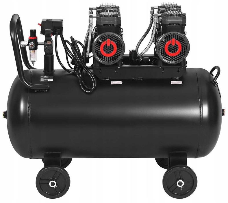 Kompresor Bezolejowy 100L 2x 2200W Sprężarka  New Model*