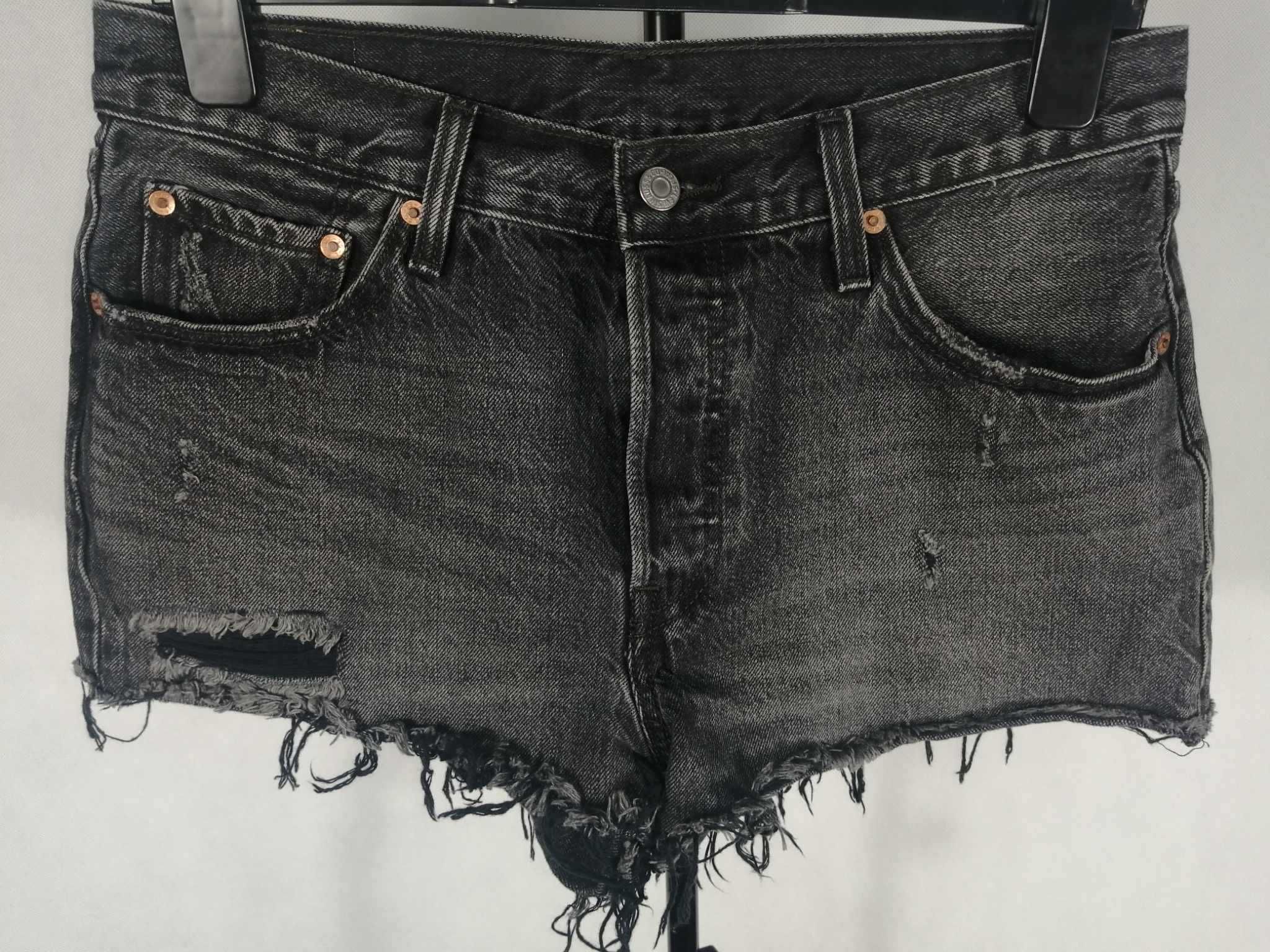 LEVIS 501 Jeans Spodenki Damskie W29 Szorty Oryginalne 100% Super Stan
