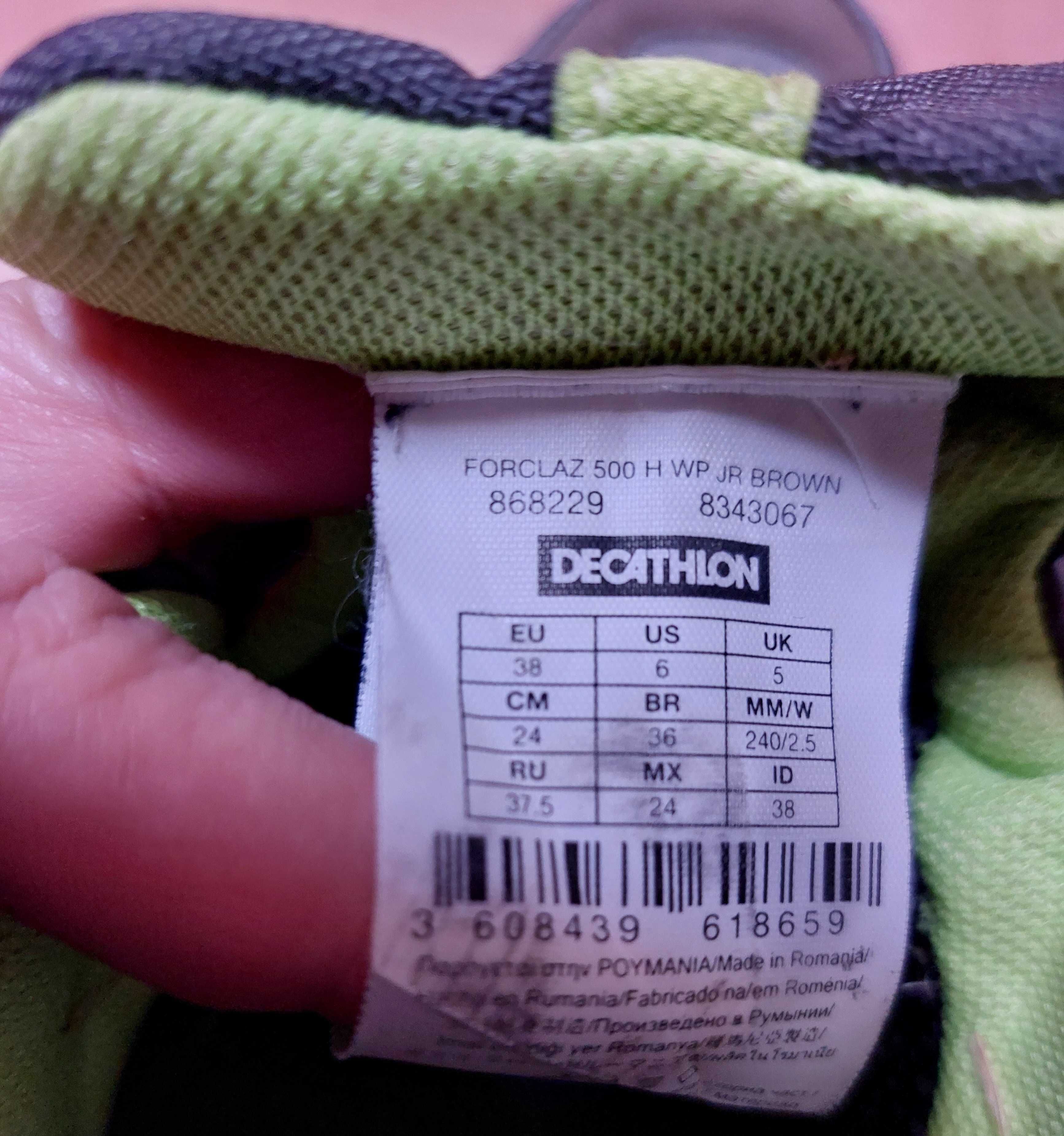 Botas caminhada trekking Decathlon Quechua Forclaz 500 H - Número 38