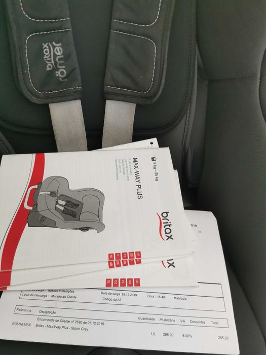Cadeira auto Britax Romer Max-way plus