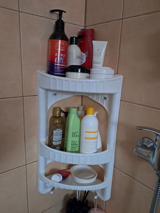 Półka do kabiny narożna