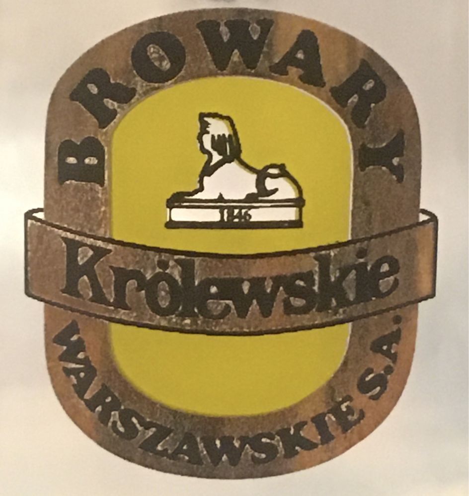 Kolekcja, kufel Browary Warszawskie, Królewskie, birofilistyka, No.5