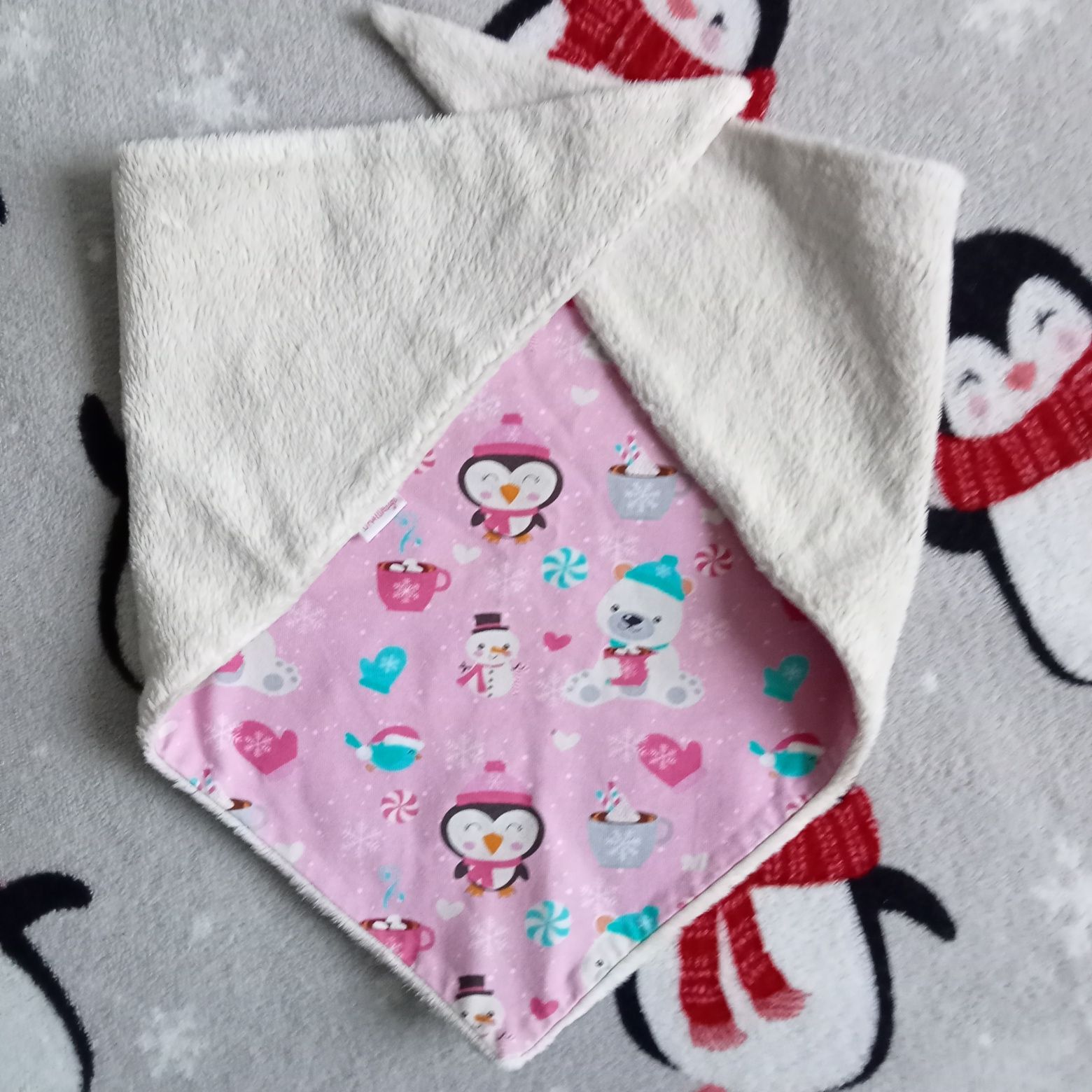 Chustka szalik zimowy bawełna small design