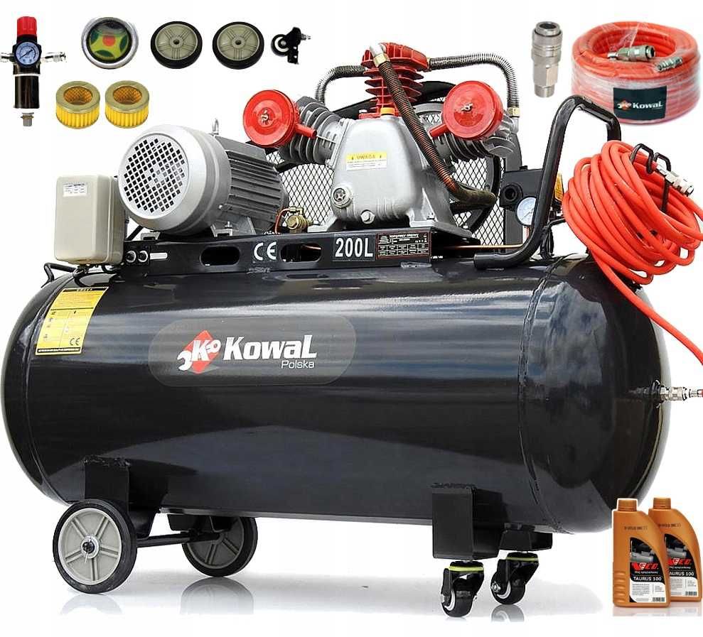 14Bar 400v KOMPRESOR k17 olejowy 200L sprężarka pompa powietrza SIŁA
