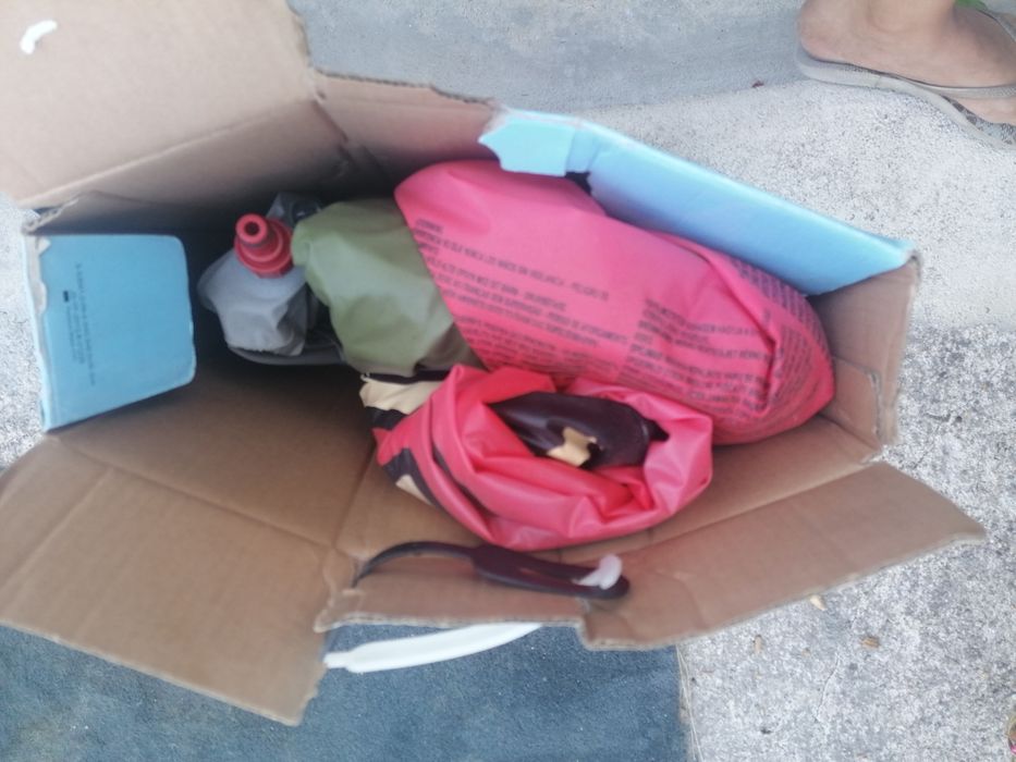 Piscina em forma barco pirata