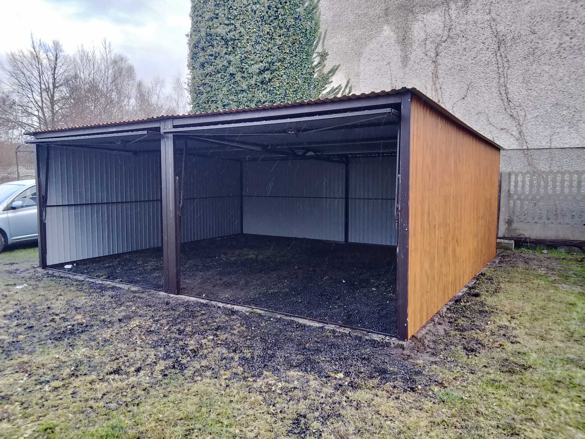 Garaż blaszany blaszak 6x6