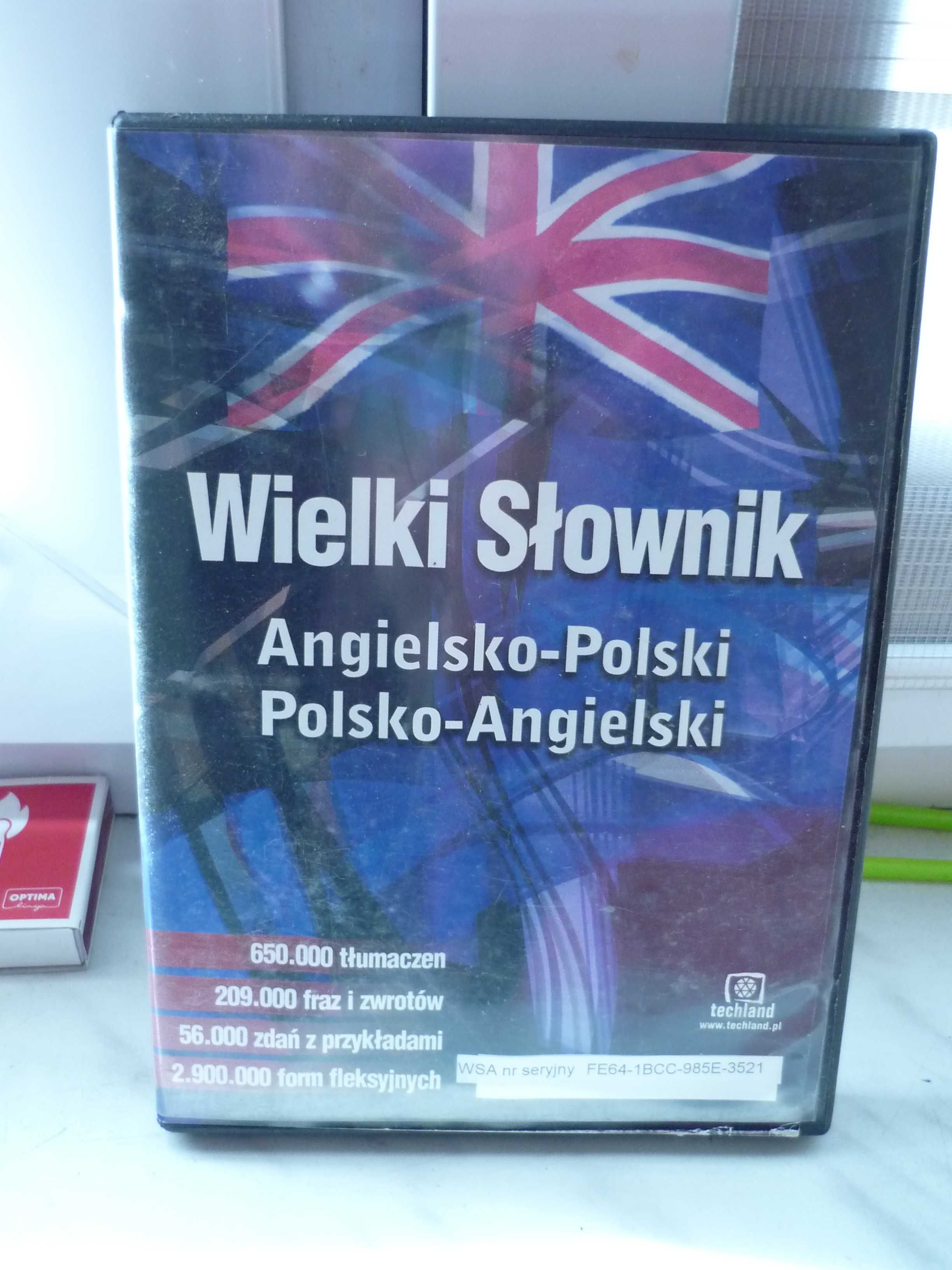 Wielki słownik Angielsko-Polski , Polsko-Angielski , CD-ROM.