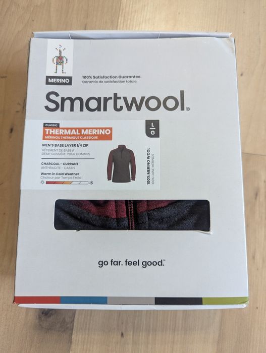 Smartwool thermal merino L nowa wool koszulka męska