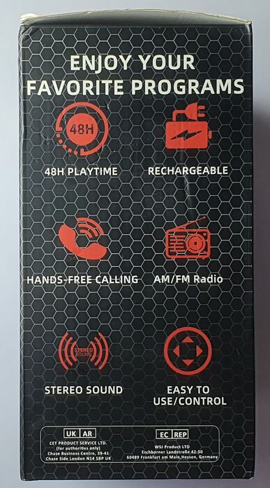 Słuchawki BT HOCAZOR HP033 wyciszające Bluetooth/ Radio