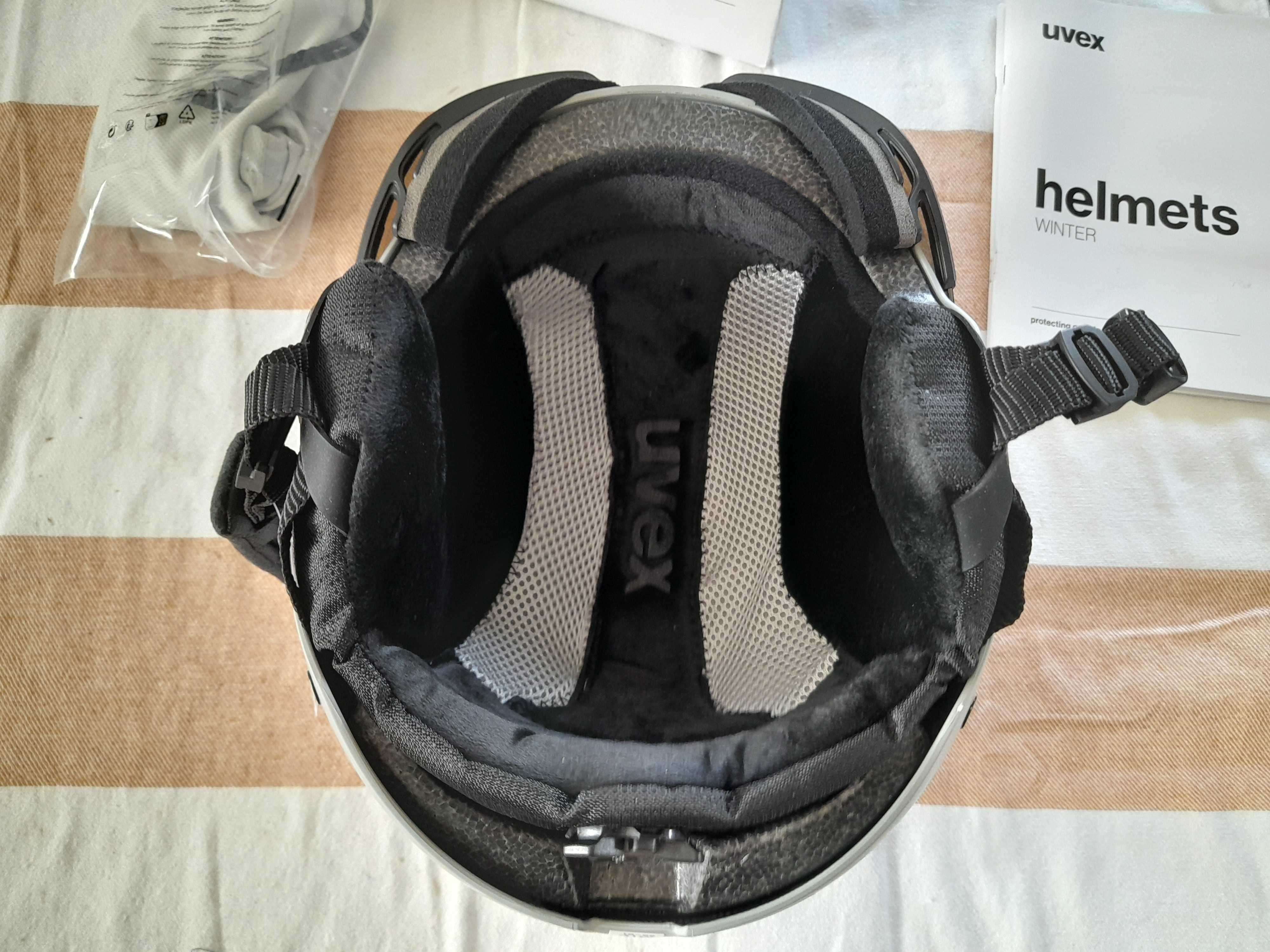 Kask narciarski Uvex Wanted Visor Rhino Mat L 58-61 cm
