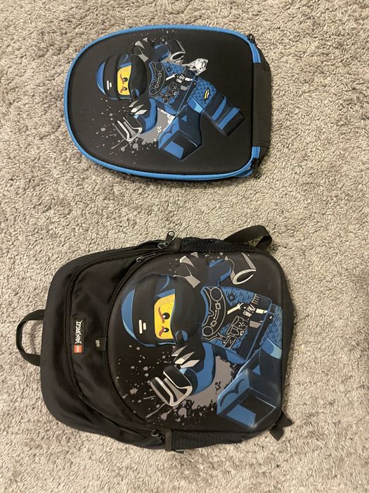 Conjunto mochila lego ninjago + lancheira