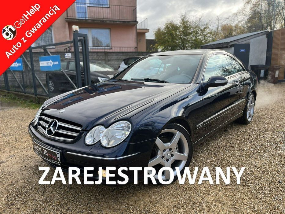 Mercedes-Benz CLK 3.2 Zarejestrowany Automat Skóry Navi Alu AMG Bez Rdzy Stan BDB BEzwyp