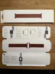 Skórzany pasek opaska Apple Watch 45mm ORYGINAŁ Umber Leather Link