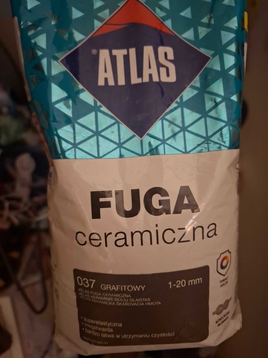 Fuga ceramiczna Atlas 037 grafitowy 2kg