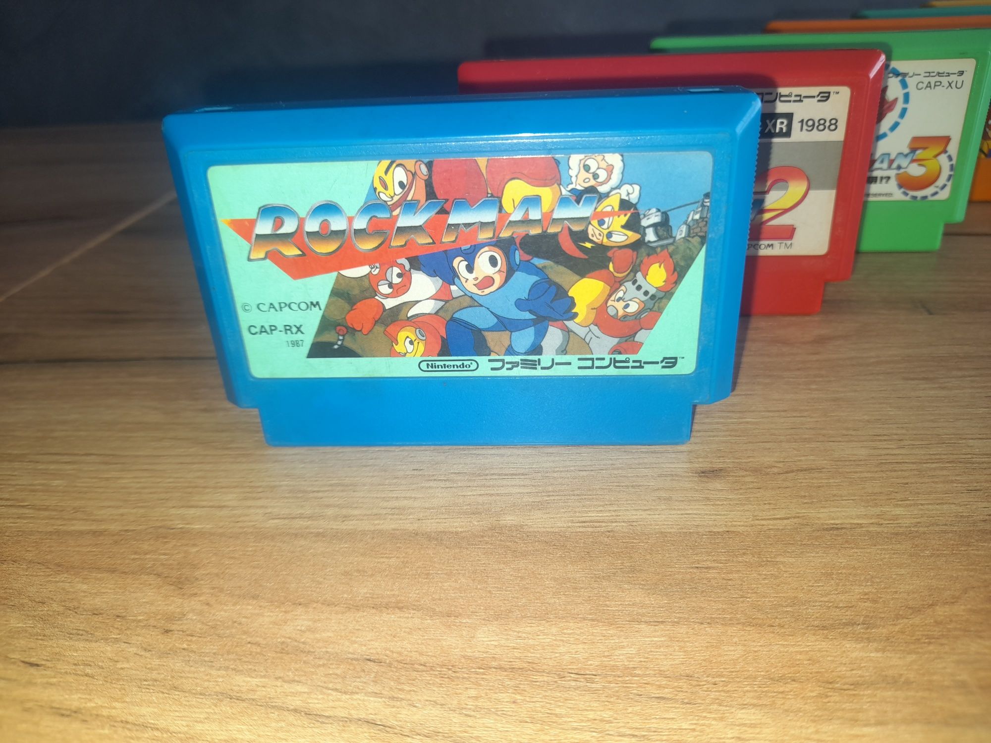 Rockman ( megaman ) 1 2 3 4 5 6 capcom zestaw nintendo famicom ntsc j