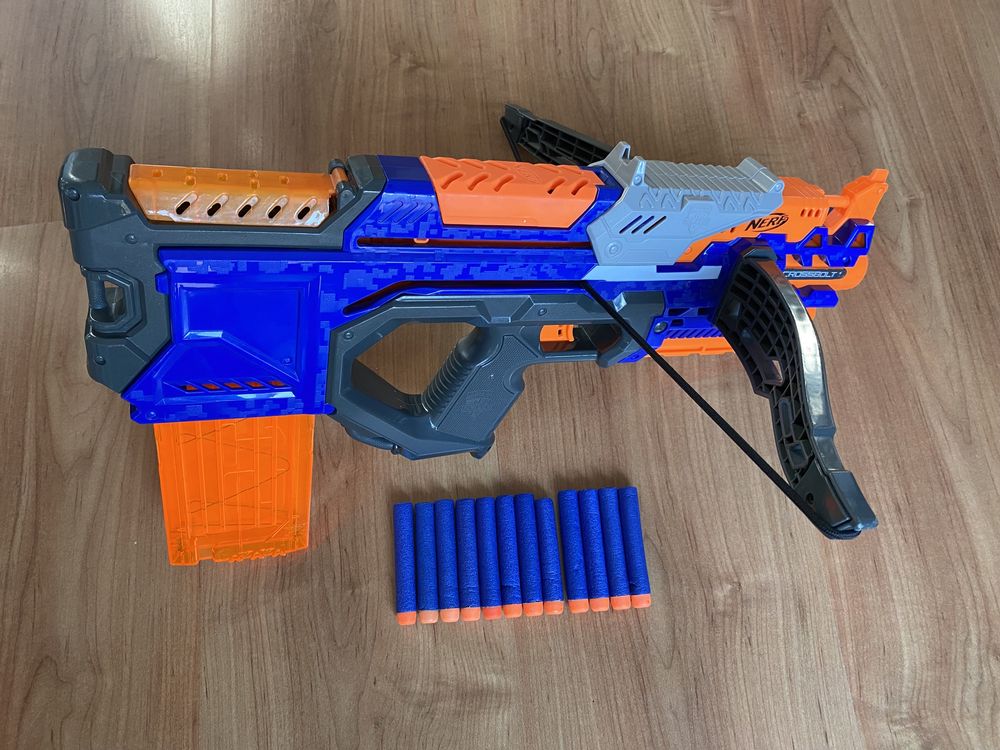 NERF ELIT mega duża kusza + 12 strzałek